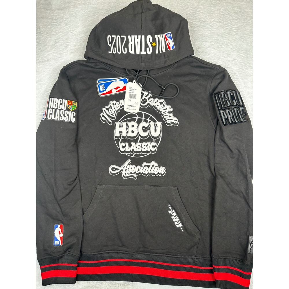 NBA Pro Standard HBCU Classic Association Hoodie Black All Star 2025 Men L NEW